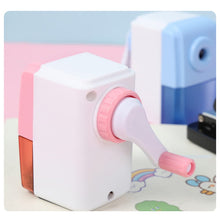 Pen Pencil Sharpener | Simple Student Office Pencil Sharpener | Fashionable and Convenient Non-Slip Base Pencil Sharpener,Lightweight Manual Sharpener, Non-Slip Handle (1 Pc)