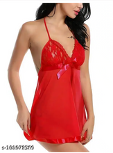 Crimson Seduction Babydoll - Elegance Meets Passion
