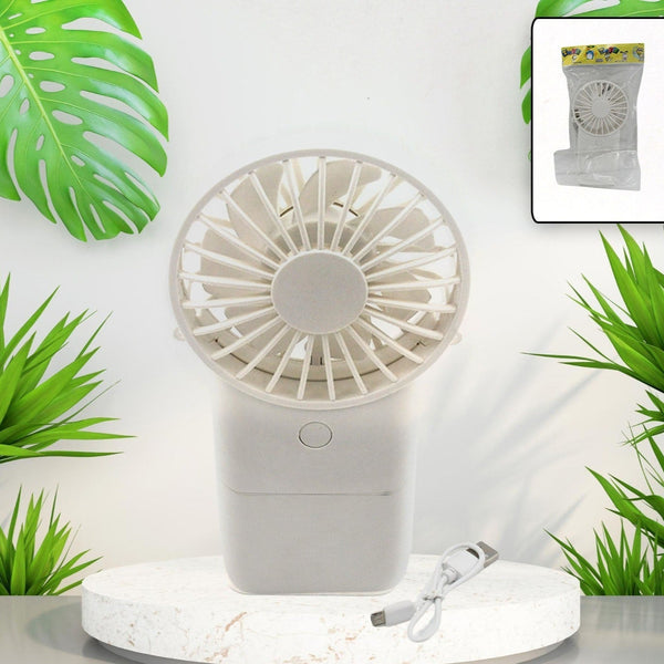17730 Portable Small Electric Fan Handheld Fan With 3 Modes Usb Rechargeable Mini Student Handheld Class Personal Fan (1 Pc)